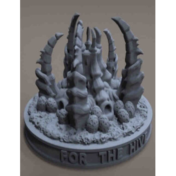 Zerg hive sculpture
